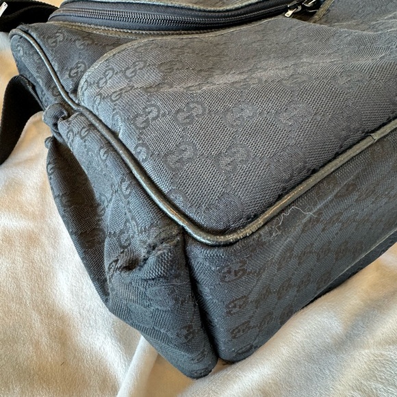 GUCCI GG CANVAS DIAPER BAG. Prelove - Picture 6 of 12